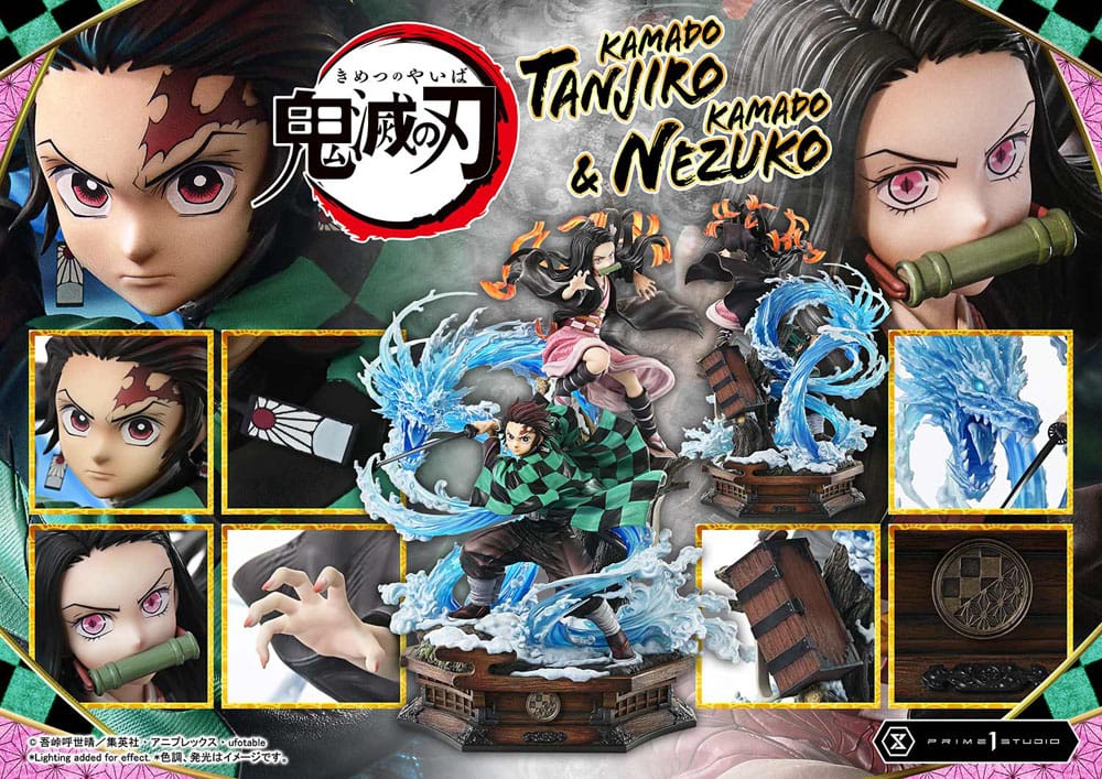 Demon Slayer: Kimetsu no Yaiba Concept Masterline Series statuette 1/6 Nezuko & Tanjiro 56 cm