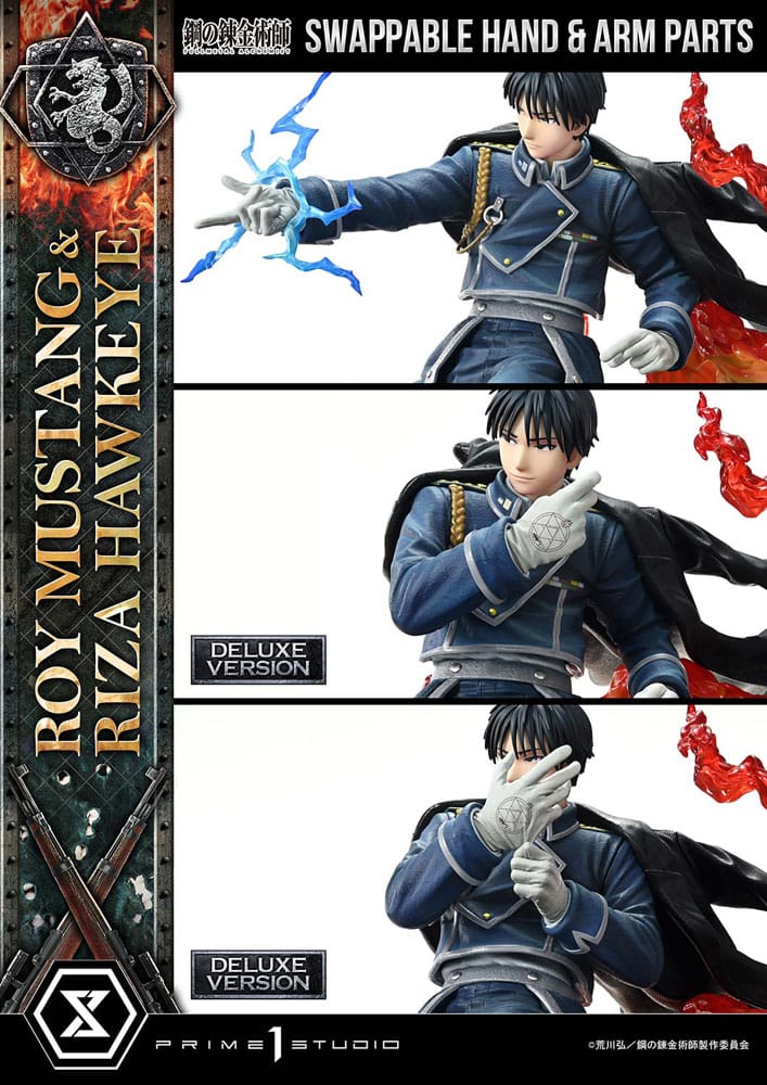 Fullmetal Alchemist statuette Concept Masterline 1/6 Roy Mustang & Riza Hawkeye Deluxe Bonus Version 50 cm