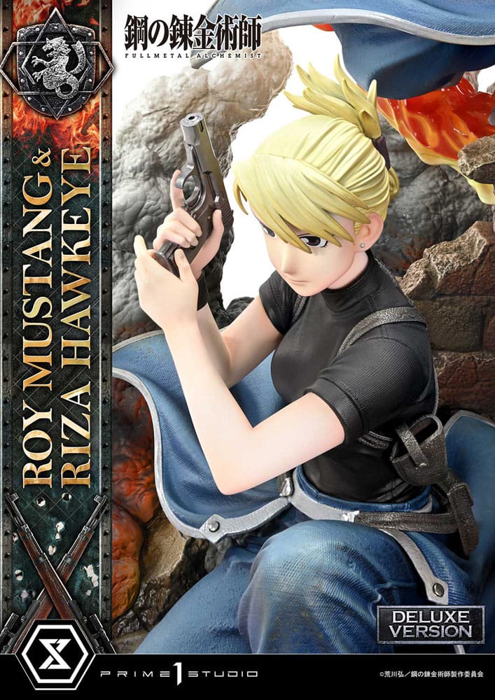 Fullmetal Alchemist statuette Concept Masterline 1/6 Roy Mustang & Riza Hawkeye Deluxe Bonus Version 50 cm