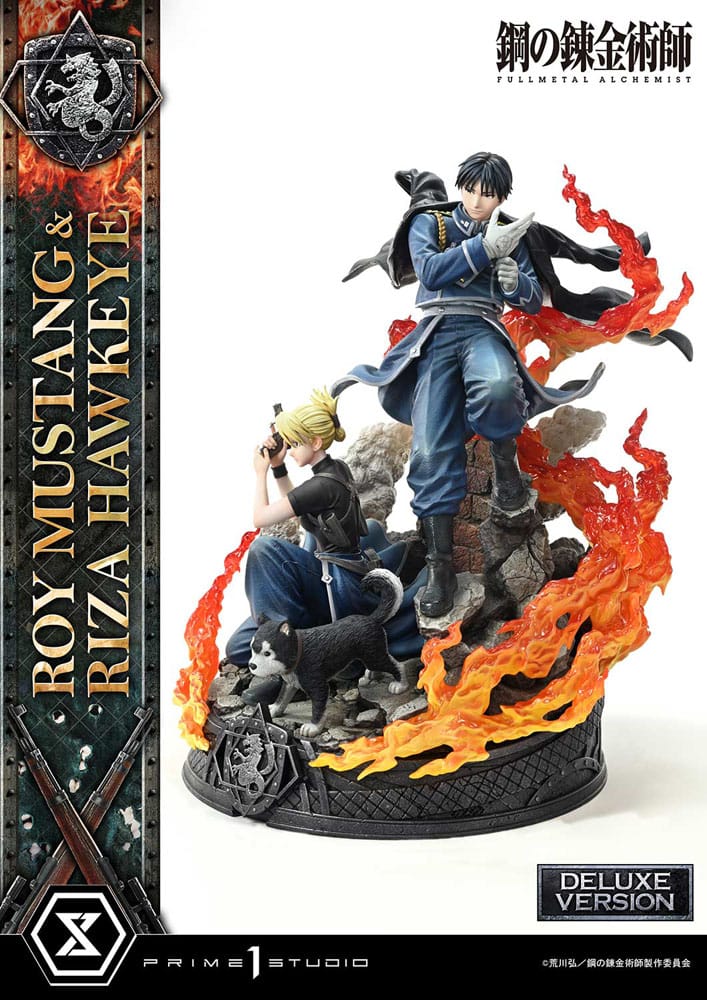 Fullmetal Alchemist statuette Concept Masterline 1/6 Roy Mustang & Riza Hawkeye Deluxe Bonus Version 50 cm