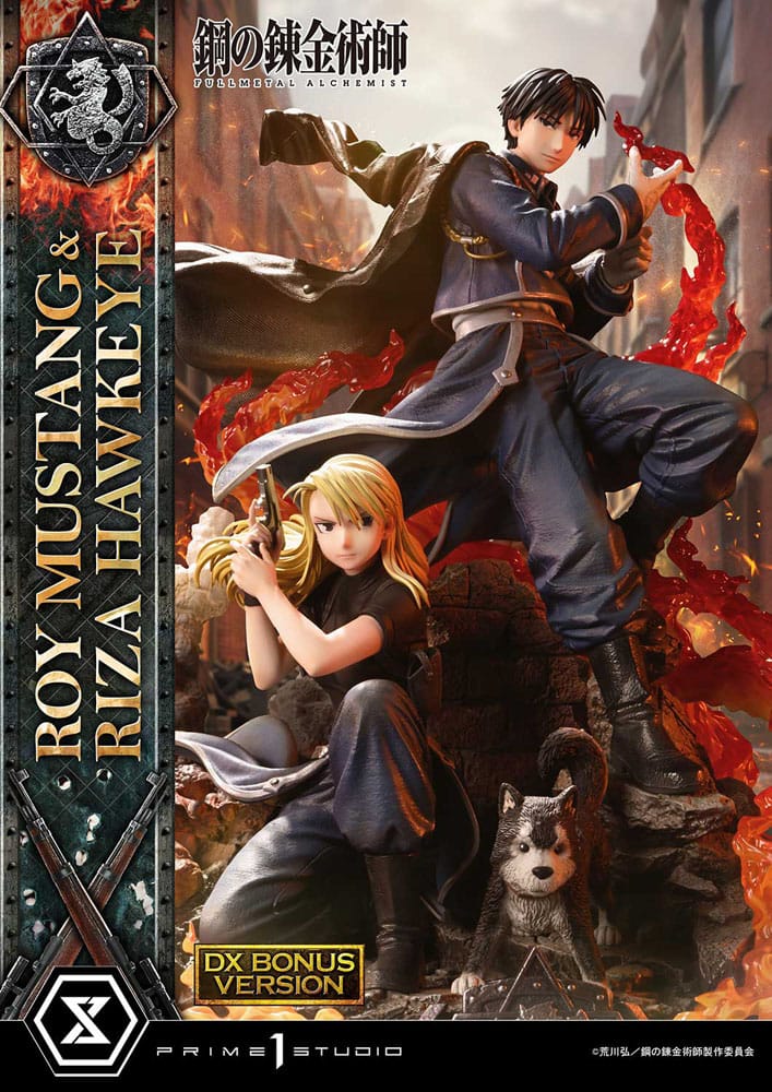 Fullmetal Alchemist statuette Concept Masterline 1/6 Roy Mustang & Riza Hawkeye Deluxe Bonus Version 50 cm