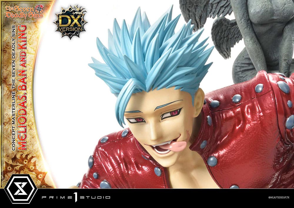 Seven Deadly Sins Concept Masterline Series statuette Meliodas, Ban and King Deluxe Version 55 cm