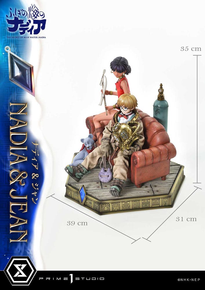 Nadia: The Secret of Blue Water Concept Masterline Series statuette 1/6 Nadia & Jean 35 cm