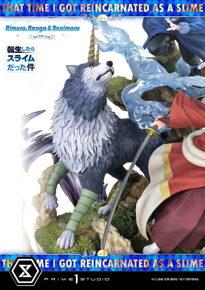 That Time I Got Reincarnated as a Slime Concept Masterline Series statuette 1/6 Rimuru, Ranga and Benimaru Deluxe Version 59 cm