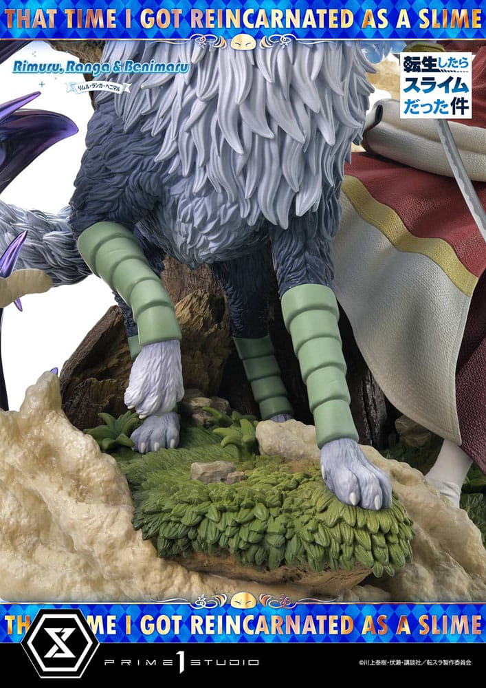 That Time I Got Reincarnated as a Slime Concept Masterline Series statuette 1/6 Rimuru, Ranga and Benimaru Deluxe Version 59 cm