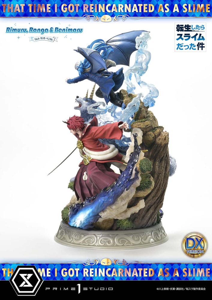 That Time I Got Reincarnated as a Slime Concept Masterline Series statuette 1/6 Rimuru, Ranga and Benimaru Deluxe Bonus Version 59 cm