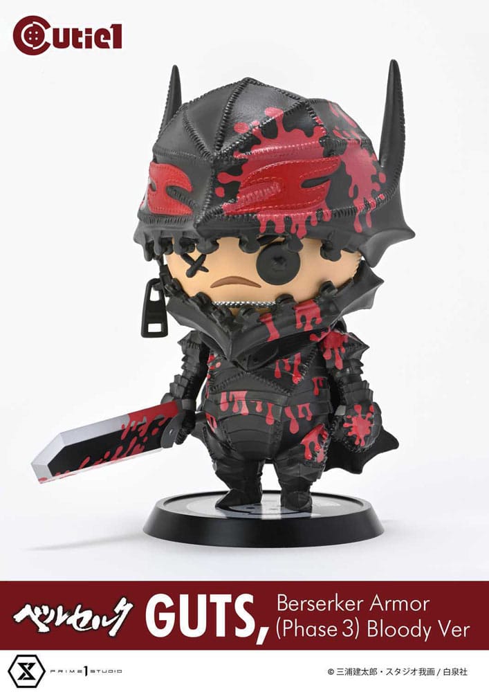 Berserk figurine Cutie1 PVC Guts Berserker Armor (Phase 3) Bloody Ver. 12 cm
