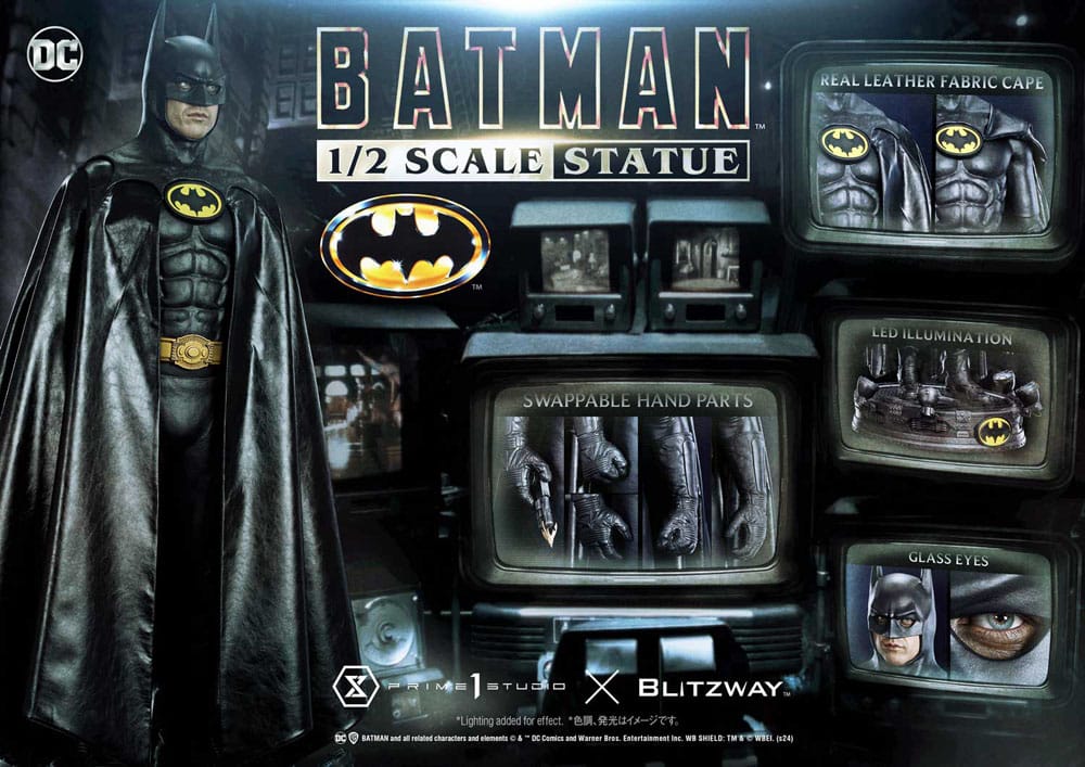 Batman statuette 1/2 Batman 1989 106 cm