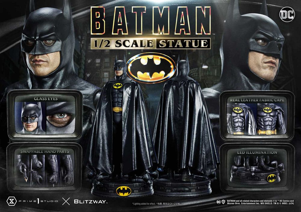 Batman statuette 1/2 Batman 1989 106 cm