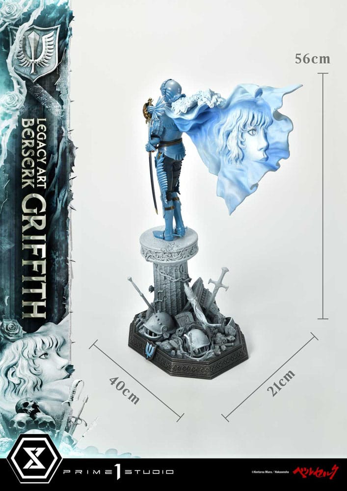 Berserk Legacy Art Kentaro Miura Statue statuette 1/6 Griffith Bonus Version 56 cm