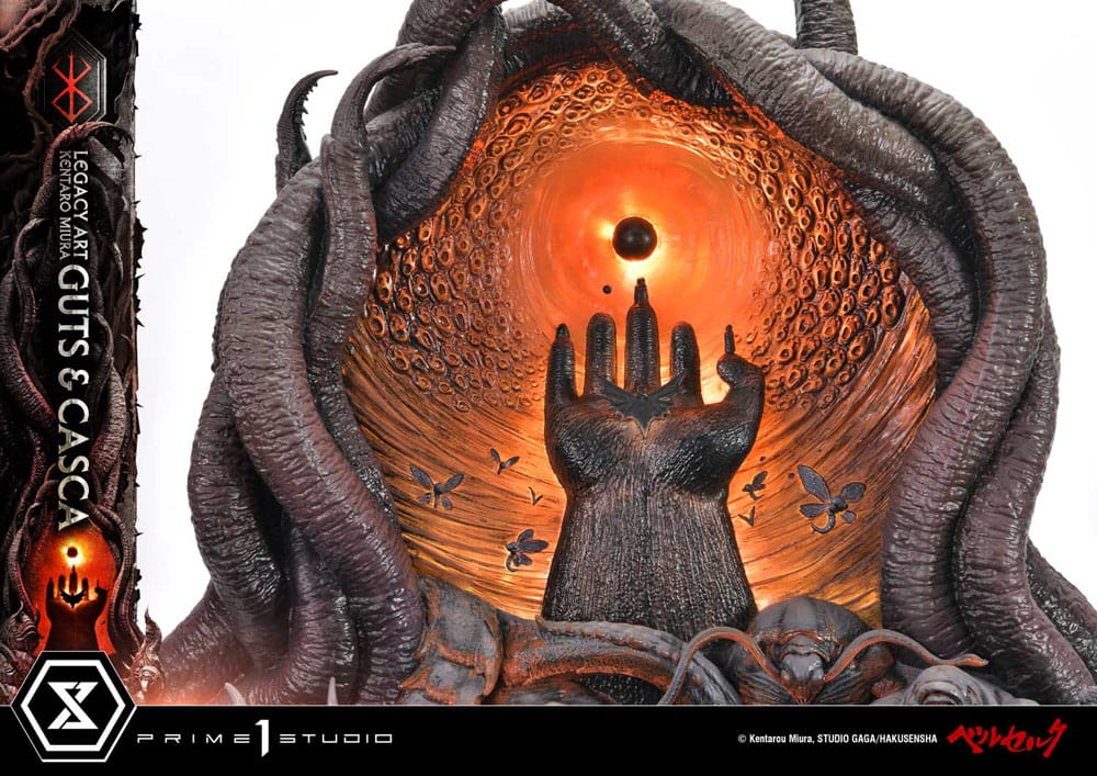 Berserk statuette Legacy Art Kentaro Miura 1/4 Guts & Casca Bonus Version 72 cm