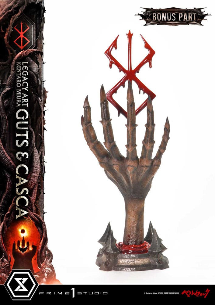 Berserk statuette Legacy Art Kentaro Miura 1/4 Guts & Casca Bonus Version 72 cm
