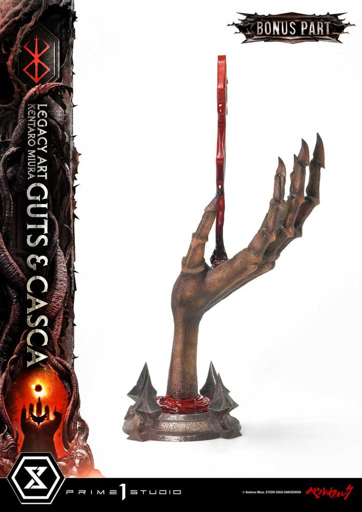 Berserk statuette Legacy Art Kentaro Miura 1/4 Guts & Casca Bonus Version 72 cm