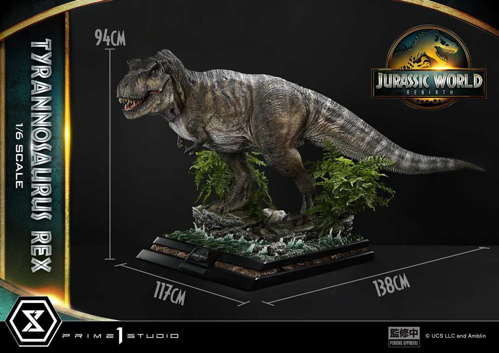 Jurassic World : Renaissance statuette Legacy Museum Collection 1/6 Tyrannosaurus Rex Bonus Version 94 cm