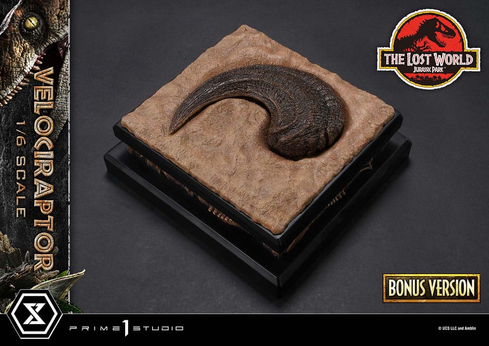Jurassic Park II statuette Legacy Museum Collection 1/6 Velociraptor Bonus Version 41 cm