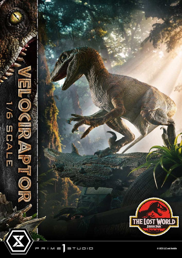 Jurassic Park II statuette Legacy Museum Collection 1/6 Velociraptor Bonus Version 41 cm