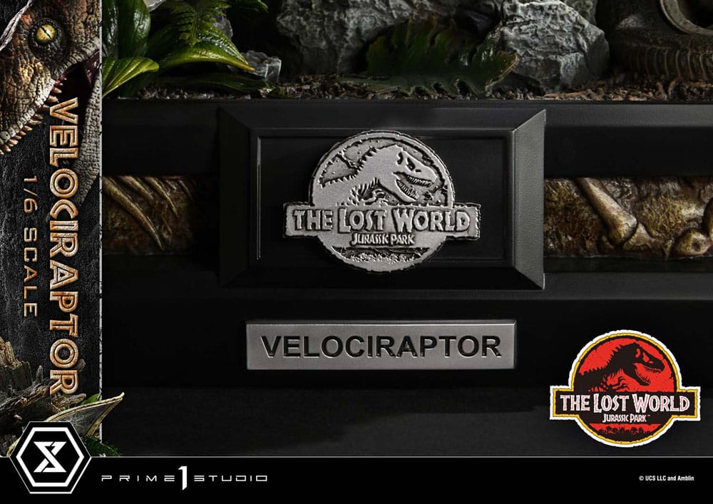 Jurassic Park II statuette Legacy Museum Collection 1/6 Velociraptor Bonus Version 41 cm