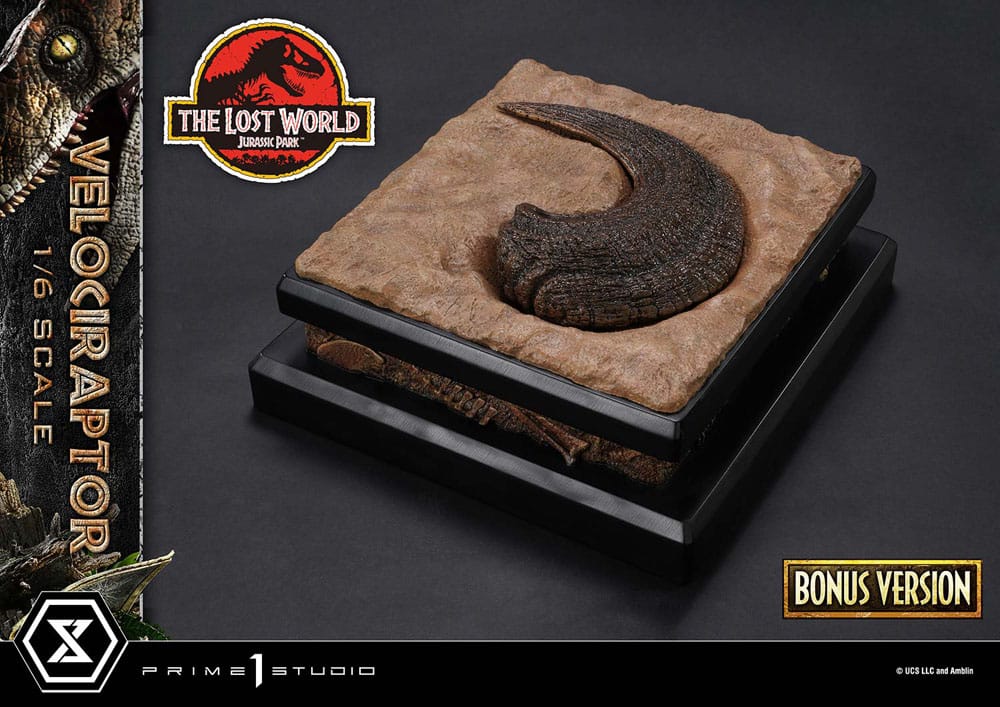 Jurassic Park II statuette Legacy Museum Collection 1/6 Velociraptor Bonus Version 41 cm