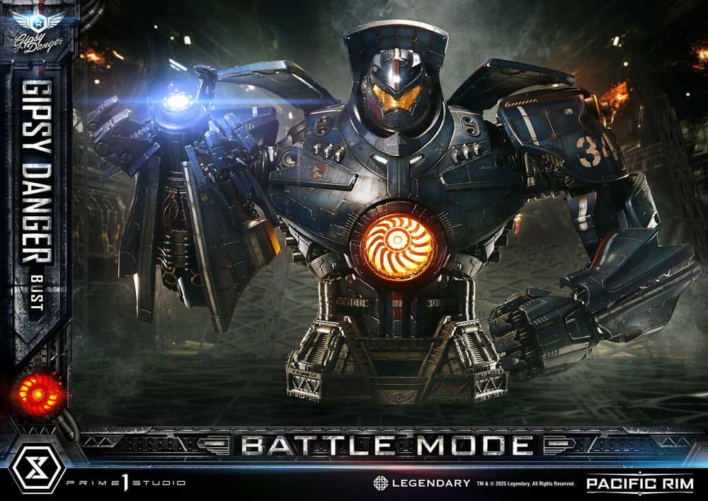 Pacific Rim buste 1/1 Gipsy Danger Battle Mode 75 cm