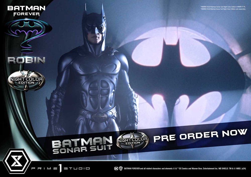 Batman Forever statuette Museum Masterline Series 1/3 Batman Sonar Suit Night Color Edition 95 cm