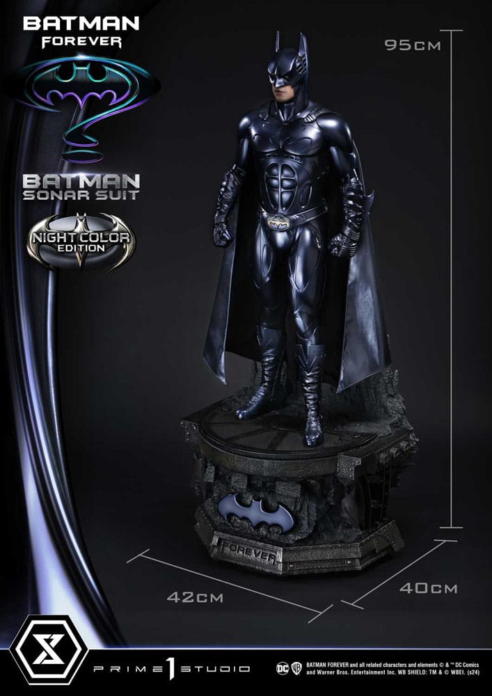 Batman Forever statuette Museum Masterline Series 1/3 Batman Sonar Suit Night Color Edition 95 cm