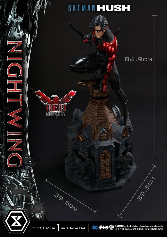 Batman Hush statuette Nightwing Red Version 87 cm