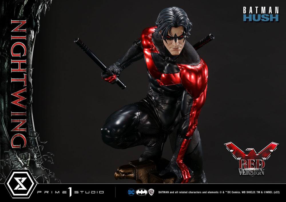 Batman Hush statuette Nightwing Red Version 87 cm