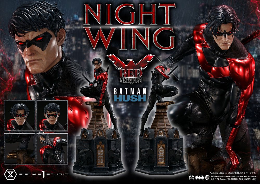 Batman Hush statuette Nightwing Red Version 87 cm