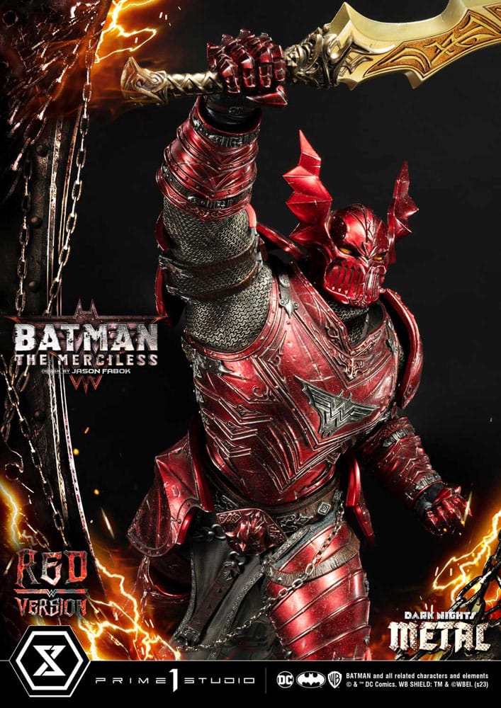 Dark Nights: Death Metal statuette 1/3 The Mericless Red Version 111 cm