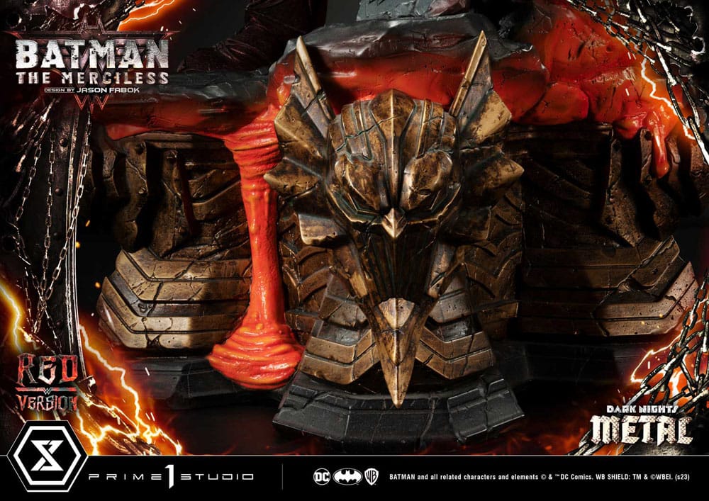 Dark Nights: Death Metal statuette 1/3 The Mericless Red Version 111 cm
