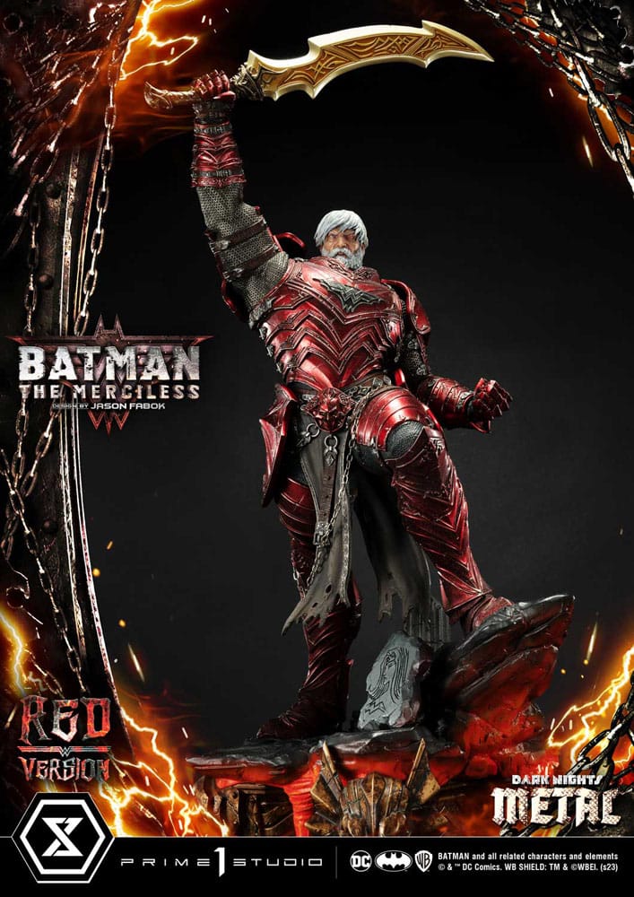 Dark Nights: Death Metal statuette 1/3 The Mericless Red Version 111 cm