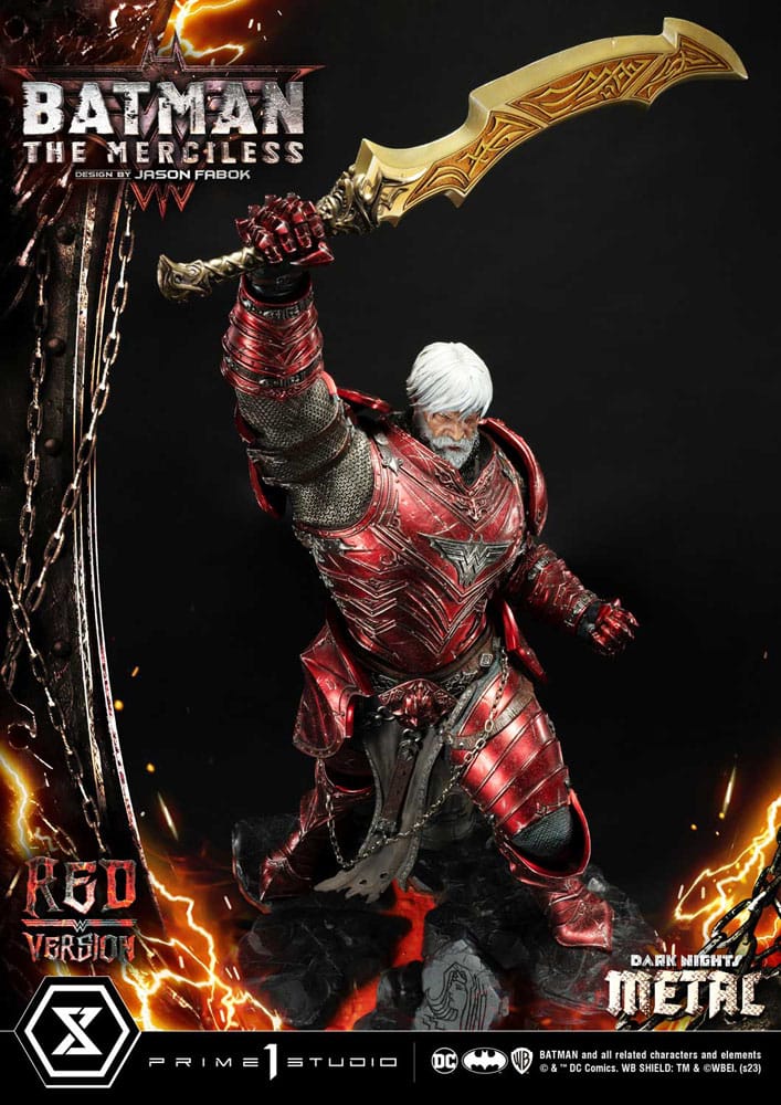 Dark Nights: Death Metal statuette 1/3 The Mericless Red Version 111 cm
