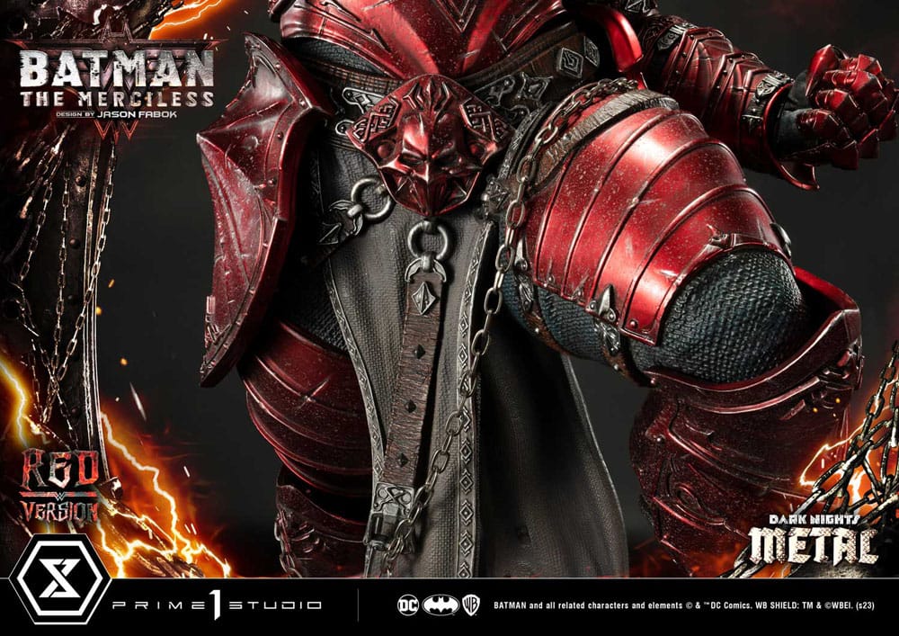 Dark Nights: Death Metal statuette 1/3 The Mericless Red Version 111 cm
