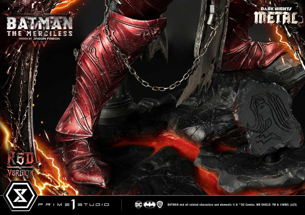 Dark Nights: Death Metal statuette 1/3 The Mericless Red Version 111 cm