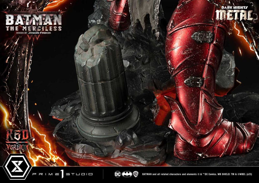 Dark Nights: Death Metal statuette 1/3 The Mericless Red Version 111 cm