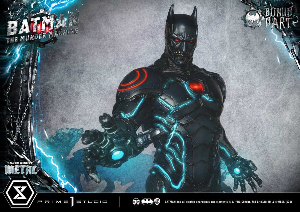 Batman: The Dark Nights Metal (Comics) statuette Museum Masterline Series 1/3 The Murder Machine Deluxe Bonus Version 85 cm