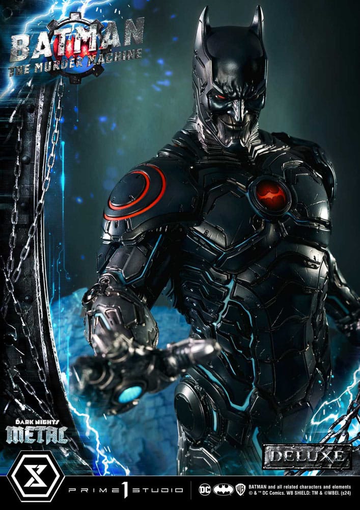 Batman: The Dark Nights Metal (Comics) statuette Museum Masterline Series 1/3 The Murder Machine Deluxe Bonus Version 85 cm
