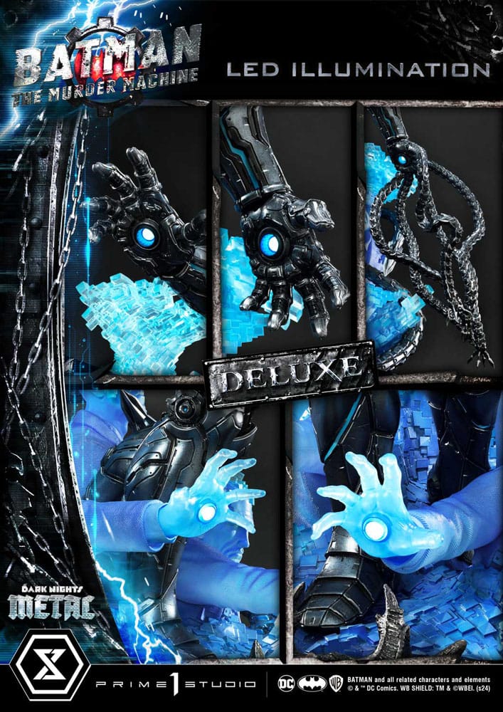 Batman: The Dark Nights Metal (Comics) statuette Museum Masterline Series 1/3 The Murder Machine Deluxe Bonus Version 85 cm