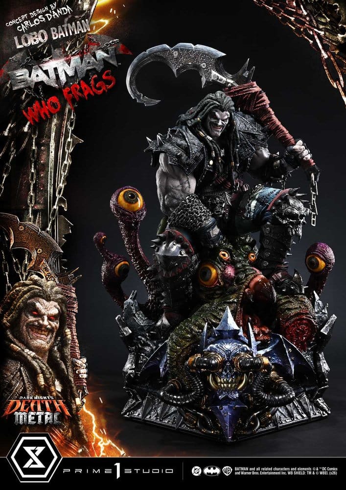 Dark Nights: Death Metal Museum Masterline statuette 1/3 Lobo Batman: Batman Who Frags 81 cm