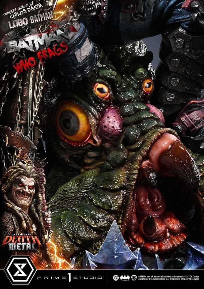Dark Nights: Death Metal Museum Masterline statuette 1/3 Lobo Batman: Batman Who Frags 81 cm