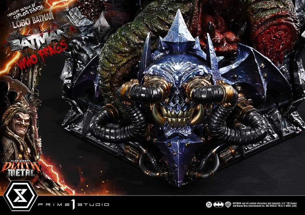 Dark Nights: Death Metal Museum Masterline statuette 1/3 Lobo Batman: Batman Who Frags 81 cm