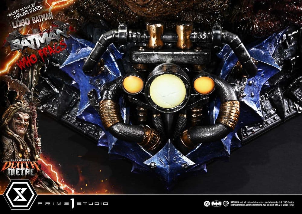Dark Nights: Death Metal Museum Masterline statuette 1/3 Lobo Batman: Batman Who Frags 81 cm