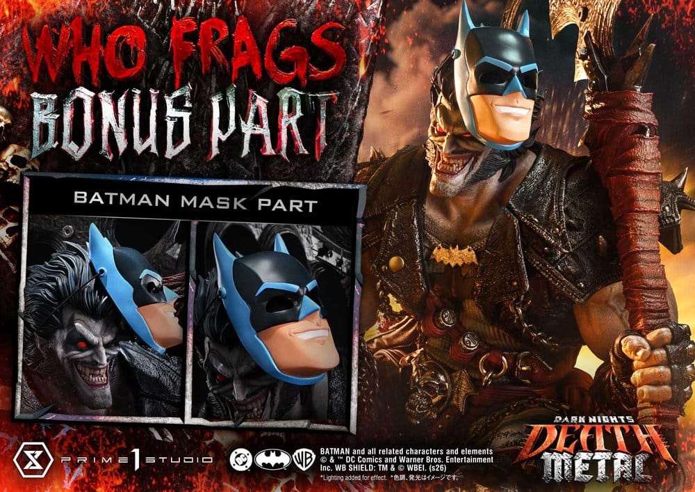 Dark Nights: Death Metal Museum Masterline statuette 1/3 Lobo Batman: Batman Who Frags Deluxe Bonus Version 81 cm