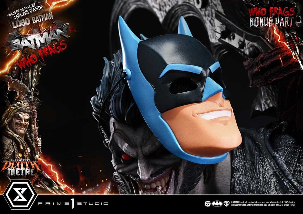 Dark Nights: Death Metal Museum Masterline statuette 1/3 Lobo Batman: Batman Who Frags Deluxe Bonus Version 81 cm