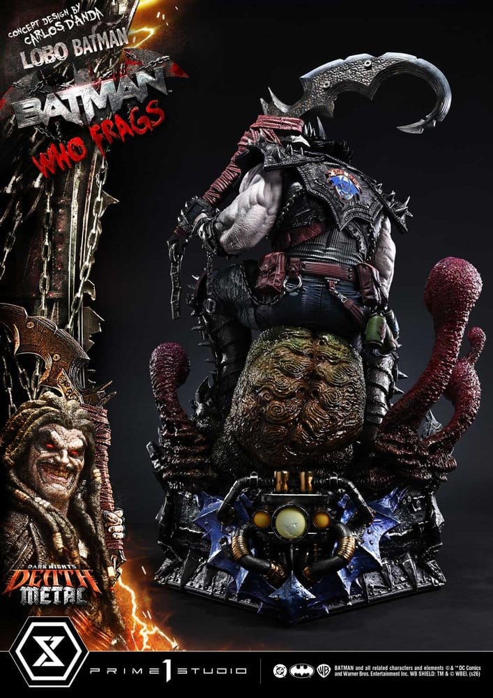 Dark Nights: Death Metal Museum Masterline statuette 1/3 Lobo Batman: Batman Who Frags Deluxe Bonus Version 81 cm