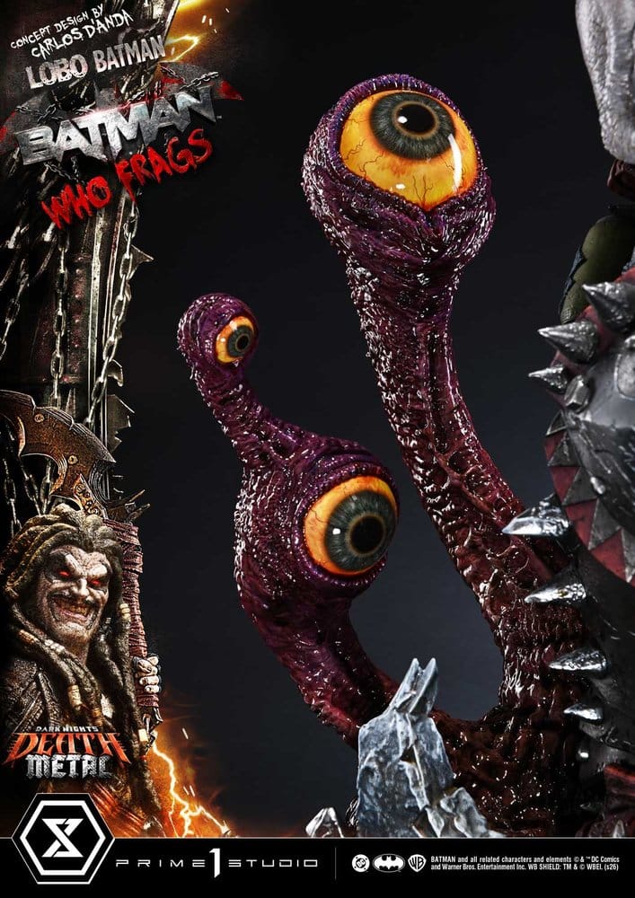 Dark Nights: Death Metal Museum Masterline statuette 1/3 Lobo Batman: Batman Who Frags Deluxe Bonus Version 81 cm