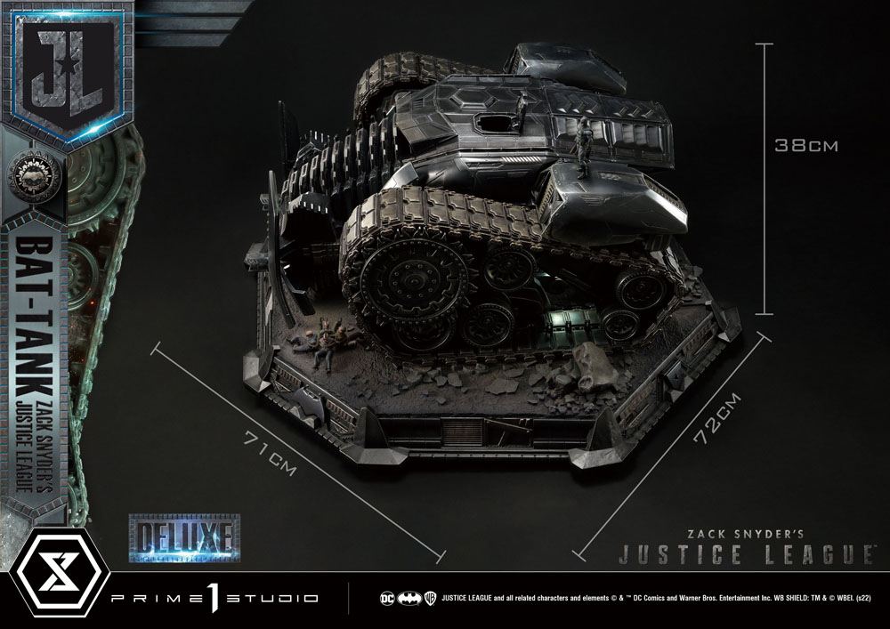 Zack Snyder's Justice League diorama Museum Masterline Bat-Tank Deluxe Version 36 cm