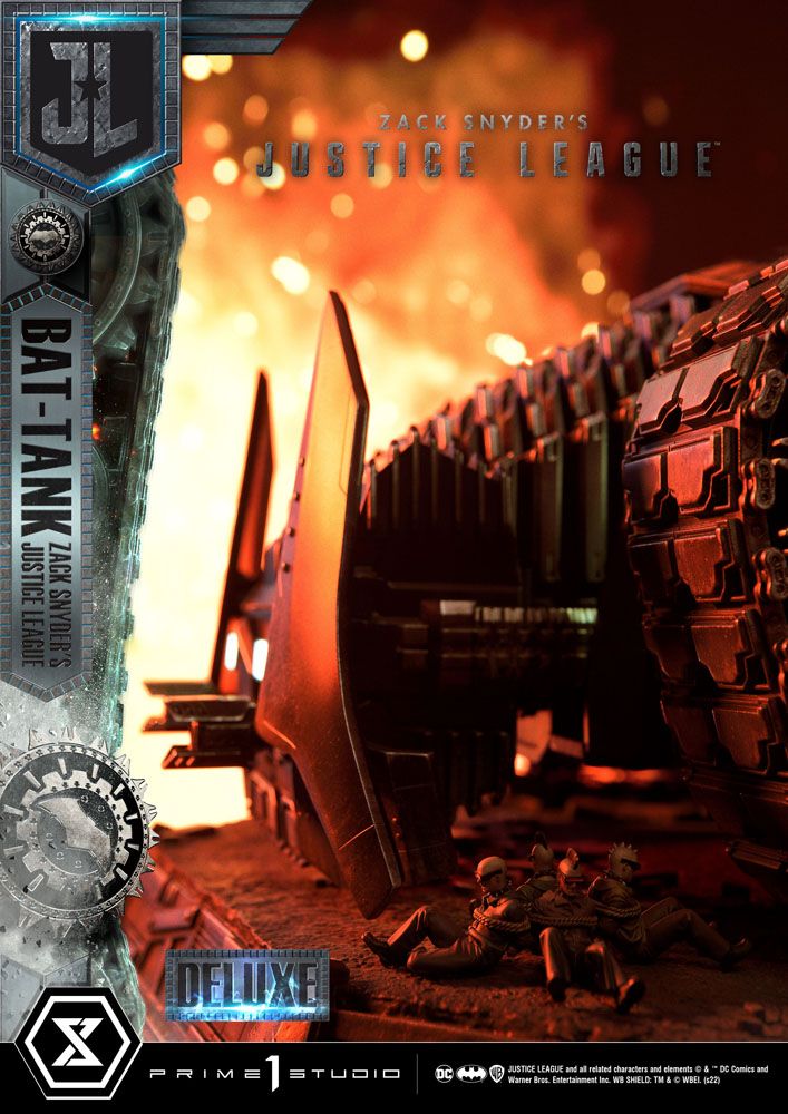 Zack Snyder's Justice League diorama Museum Masterline Bat-Tank Deluxe Version 36 cm