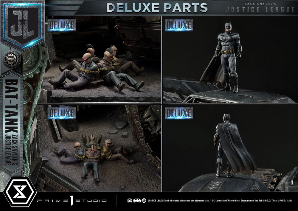 Zack Snyder's Justice League diorama Museum Masterline Bat-Tank Deluxe Version 36 cm