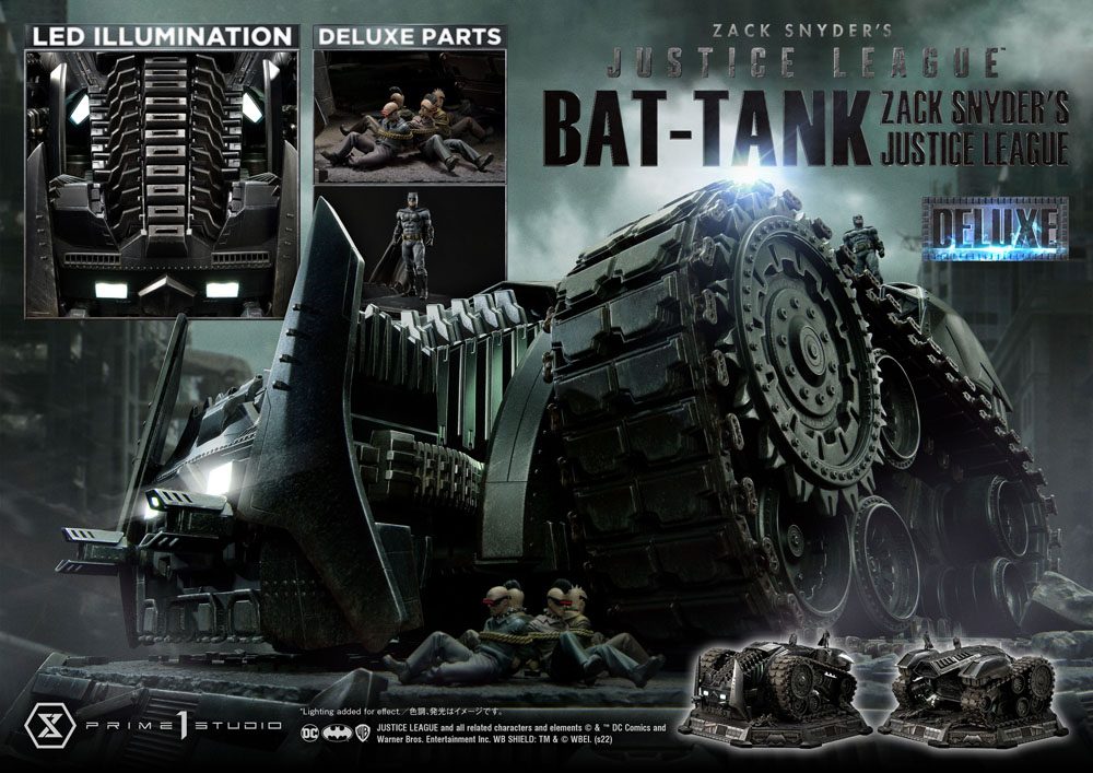 Zack Snyder's Justice League diorama Museum Masterline Bat-Tank Deluxe Version 36 cm